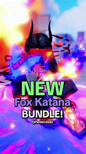 NEW Fox Katana Bundle is OUT NOW in Blade Ball! 🦊🔥 #roblox #bladeball #bladeballupdate #robloxfyp #bladeballroblox