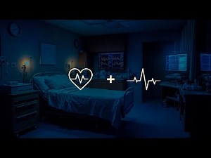 Peaceful Hospital Room Ambience🏥Medical Tool Sound, Monitor Beeping & Soft Room Tone to Rest & Focus