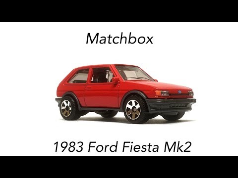 Unboxing Matchbox 1983 Ford Fiesta Mk2