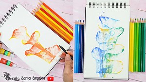 ¿Has probado alguna vez esta técnica con hilos para pintar? ¡Mira!