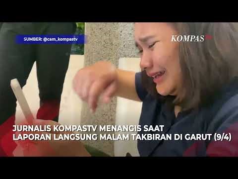 Jurnalis Kompastv Terharu saat Laporan Langsung Malam Takbiran