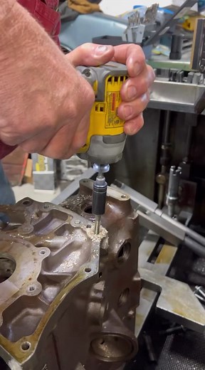 Engine Machining: Removing Brass Oil Galley Plugs | Jamsi Online