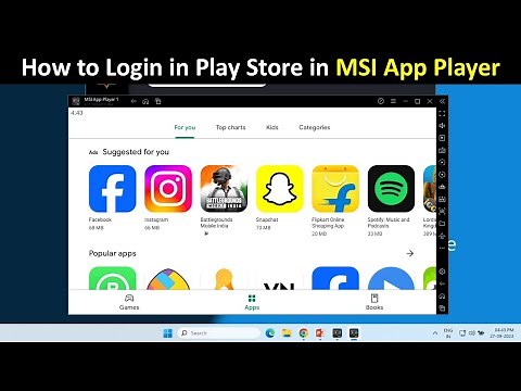 How to Login in Play Store on MSI App Player