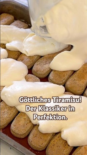 Cremigstes Tiramisu mit Sahne! Göttliches Rezept einfach zum Niederknien! #tiramisu #tiramisurezept