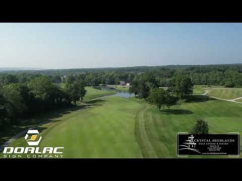 Hole #16 at Crystal Highlands Golf Course Sponsored by Dorlac Sign Company Inc.