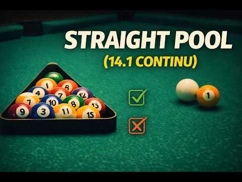 STRAIGHT POOL (14.1) : Les RÈGLES que 90% des joueurs ignorent #billard #pool