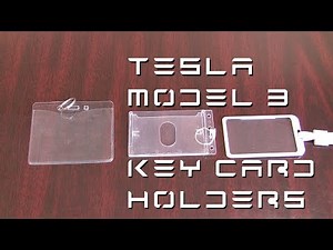 Tesla Model 3 - Key Card Holders