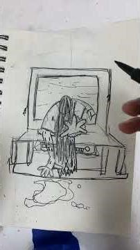 Drawing Samara # the ring # scary # art