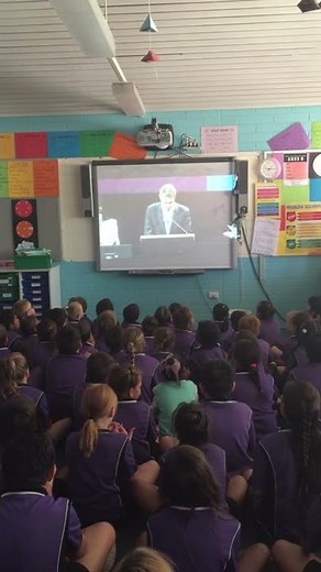 Watch the excitement as South Hedland Primary School students see their teacher win a major award