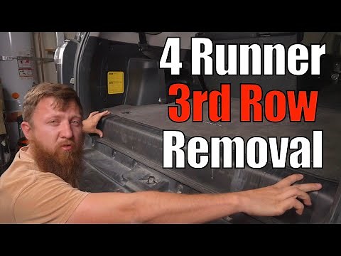 Ditching the 3rd row seats in 5th gen 4runner