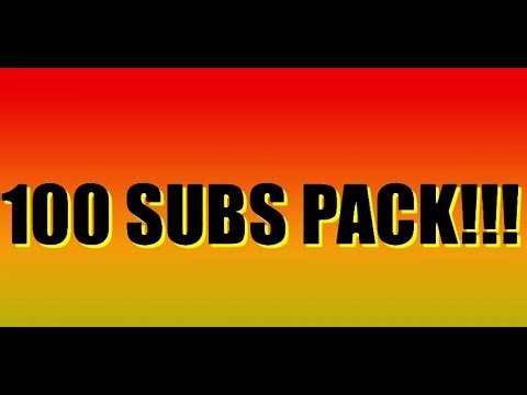 100 SUBS STICKNODES PACK