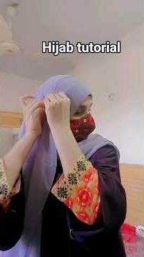 hijab Tutorials with mask 😷 #foryou #hijabtutorial ♥️ 💖 😊