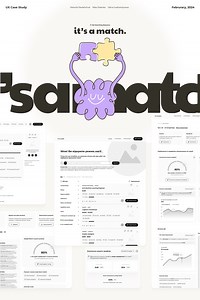 UX Case Study - "it's a match" IT job search platform - Viktoriia Pavlishchuk