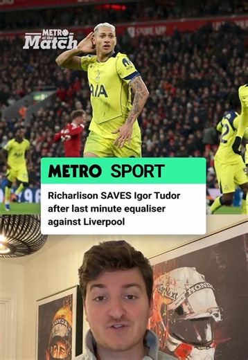 Has Richarlison Rescued Igor Tudor at Tottenham?