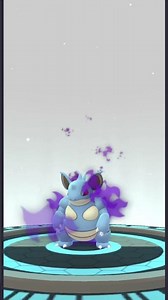 Evoluindo Nidorina Sombroso para Nidoqueen | Pokémon GO #shorts