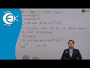 Problem No.1 Based on Dual Cycle in Power Gas Cycle - Gas Power Cycles - Thermodynamics
