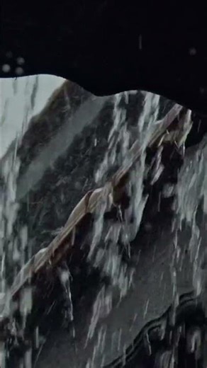 Intense Thunderstorm & Heavy Rain Close-up