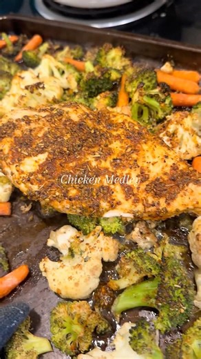 The good ole' chicken medley. I made this one time and my HBY was obsessed with it! Prefert meal