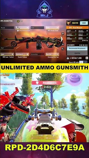 THE MOST OVERPOWERED RPD BUILD WITH INFINITE AMMO 🤯 | RPD GUNSMITH IN CODM