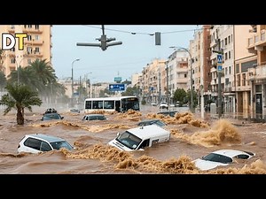 Massive Floods in Israel! Ashkelon and Kiryat Gat are Submerged due to Storm Byron!