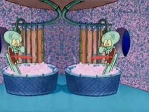 Squidward's drops by squidward's house