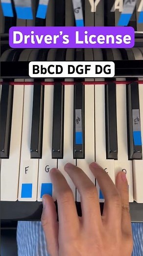 Driver’s License - Olivia Rodrigo - Easy Piano Tutorial