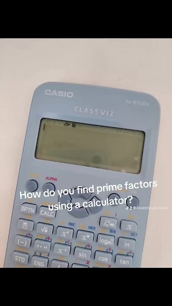 How to find the prime factors using a calculator with izzie peasy lemon squeezy !!! #fy #fyp #foryou #calculator #flop #CasioClasswiztips #AwesomeCasioUser #BackToSchool #studytok #math #maths #mathsAC #gcse #spm #gcsemaths #education #educational #educationmatters #graduation #shape #ratio #mathstutor #mathhacks #mathtips #learning #learnmath #student #studying #aceyourexams #gcse2024 #🍉 #howto #calculatortricks @arianagrande
