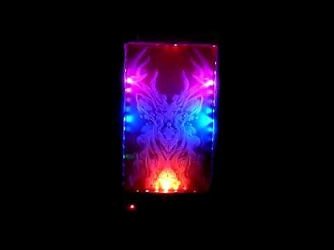 Music Vizualizer with SparkFun Audio Spectrum Shield, NeoPixels, and Laser-Cut Acrylic