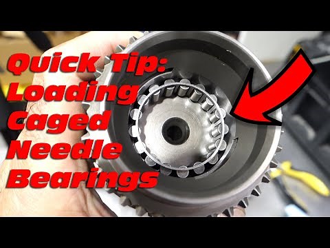 How to Load a Muncie 4 speed Caged Needle Bearing
