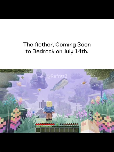 The Aether Dimension ¿Add-On? Próximamente Disponible en la Marketplace de Minecraft el 14 de Julio de 2026 Por Spark Universe. ¿Superamos a Java?💚 #Minecraft #aether #AddOn #New #minecraftbedrock
