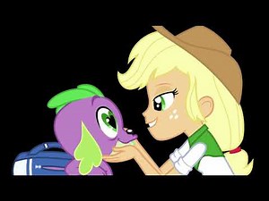 MLP Spike X AppleJack (AppleSpike,SpikeJack) (Pienso En Ti)