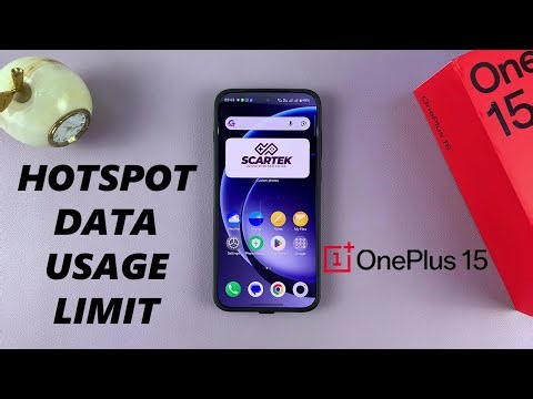 OnePlus 15: How To Set Hotspot Data Usage Limit