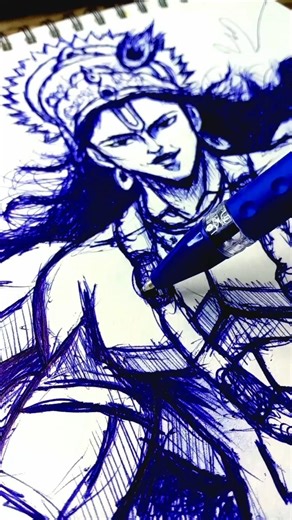 Vishnu drawing (Quick Sketch) #vishnu #lordvishnu #quicksketch #drawing