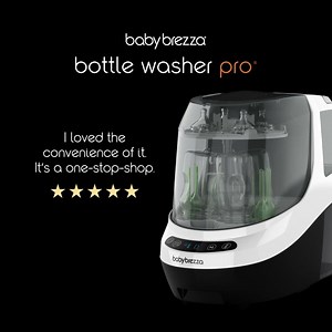 No parent enjoys spending their precious moments cleaning baby bottles, that's why we love the hassle-free cleaning experience with the Baby Brezza Bottle Washer Pro! Check out our 5 star reviews! 😍👶 - https://babybrezza.com/products/bottle-washer-pro - #babybrezza #bottlewasherpro #hasslefreecleaning #5starreviews | Baby Brezza, USA