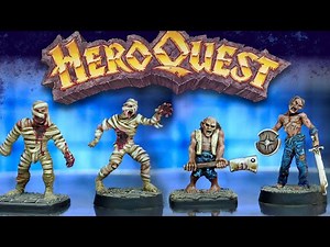 Speed painting HeroQuest: Mummies and Zombies