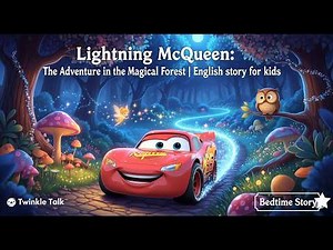 Lightning McQueen: The Adventure in the Magical Forest | 🌟 English story for kids | Twinkle Talk