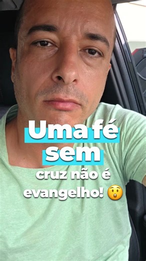 Você já parou para refletir? 🤔 A fé não é sobre conforto! ✝️ O verdadeiro cristianismo exige renúncia e transformação. Vamos compartilhar essa mensagem? Salve e compartilhe! ❤ #Fé #Cruz #Reflexão #Transformação #Cristianismo