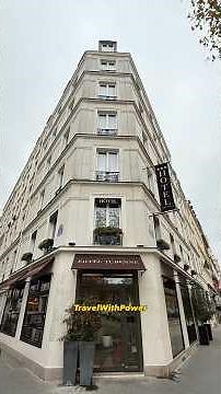Hotel in Paris with a view of the Eiffel Tower. Very close to the Eiffel Tower. #paris