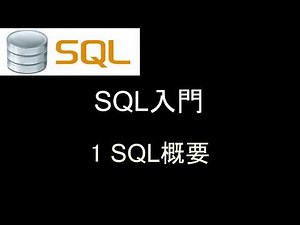 SQL入門 レッスン1 SQL概要