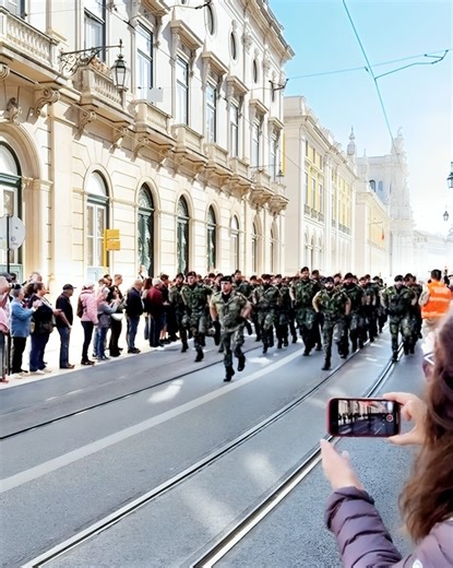 In Portugal, on their Freedom Day, the Marine Corps marches 🇵🇹 | UNILAD