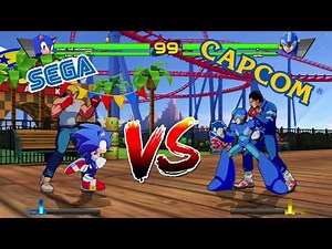Sonic Beat Capcom Players 4k 60fps Gameplay | SEGA vs CAPCOM: The Next Level