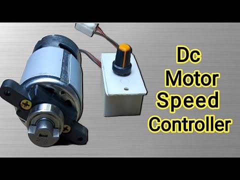 How to Control DC Motor Speed with One Simple Device | Dc Regulator | Dc Motor Project