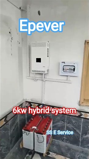 Complete 3.5kW Solar System Setup | Epever Hybrid Inverter Review 🌞#shortstory