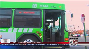 Nearly 30 Memphis Area Transit Authority Bus Routes Will Change Starting Sunday