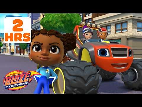 Blaze High Speed Rescues and Races! 🚅 ft. Star Trek Scouts | Blaze and the Monster Machines