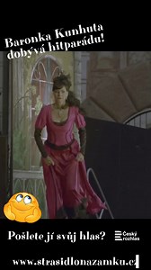 Ani lektvar, ani kouzelný amulet. 💃 Baronka Kunhuta dobývá hitparádu Českého rozhlasu díky svému podmanivému hlasu a chytlavé písni Najmu si lovce! 🎶 Nalaďte si dnes v 16:00 Dvojku, nebo v 20:00 regionální vysílání Českého rozhlasu a hlasujte pro svůj oblíbený letní hit z komedie Bílá paní na vdávání. ✅ Daniela Šinkorová Strašidlo na zámku #danielasinkorova #strasidlonazamku #bilapaninavdavani #najmusilovce #crossband Crossband | Strašidlo na zámku