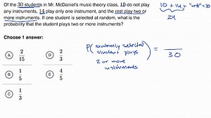 Probability | Worked example
