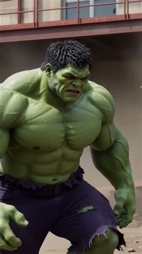 car vs Hulk #hulk #car #spiderman