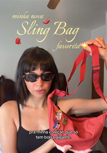 Review da minha nova bolsa transversal estilo sling bag