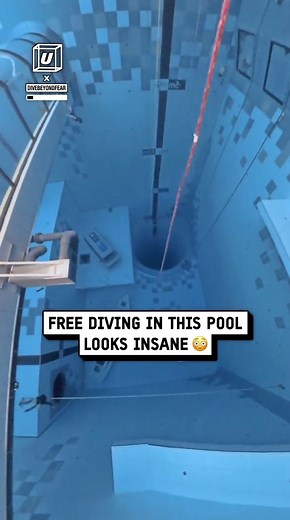 UNILAD | Free diving in an extremely deep pool 🏊😲 ⁠ ⁠ ( 🎥: TikTok / divebeyondfear ) ⁠ ⁠ #UNILAD #wow #woah #skill #skills #insane #freedive... | Instagram